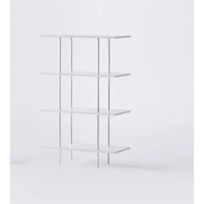 Bauhaus 4-Tier Display Shelf - Ivory - 7