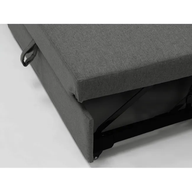 (As-is) Mia L-Shaped Storage Sofa Bed - Graphite - 17 - 21