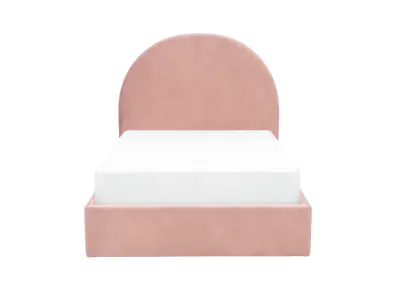 Aspen Single Storage Bed - Blush