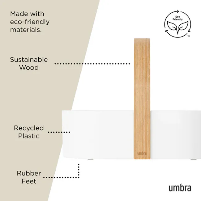 Bellwood Caddy Storage Basket - White, Natural - 4