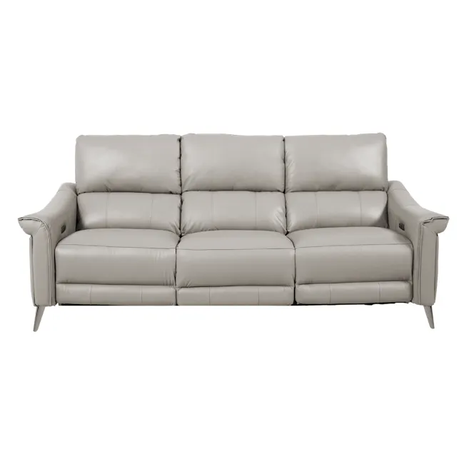 Strato Right Arm Power Recliner Unit - Beige (Top Grain Leather) - 3