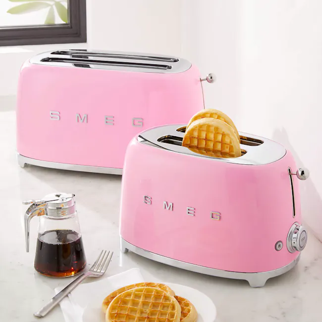 Smeg 2-Slice Toaster - Pink - 2