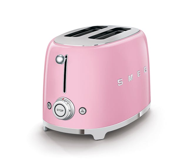 Smeg 2-Slice Toaster - Pink - 4