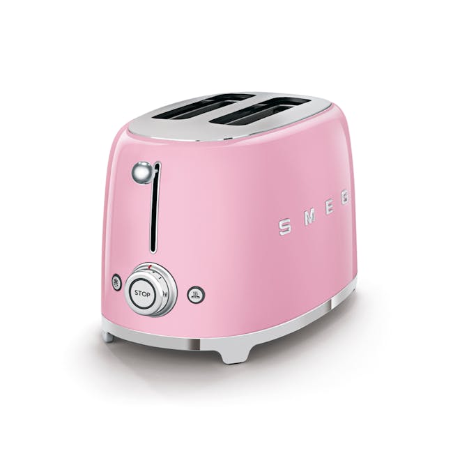 Smeg 2-Slice Toaster - Pink - 4