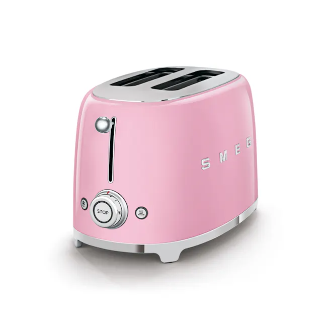 Smeg 2-Slice Toaster - Pink - 5
