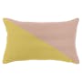 Trippy Linen Lumbar Cushion - Pastel - 0