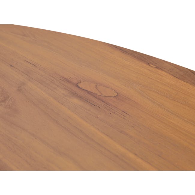 Hudson Round Dining Table 1.2m - Cocoa (Reclaimed Teak) - 5