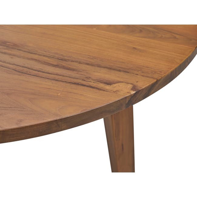 Hudson Round Dining Table 1.2m - Cocoa (Reclaimed Teak) - 3