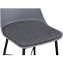 (As-is) Denver Counter Chair - Grey - 14