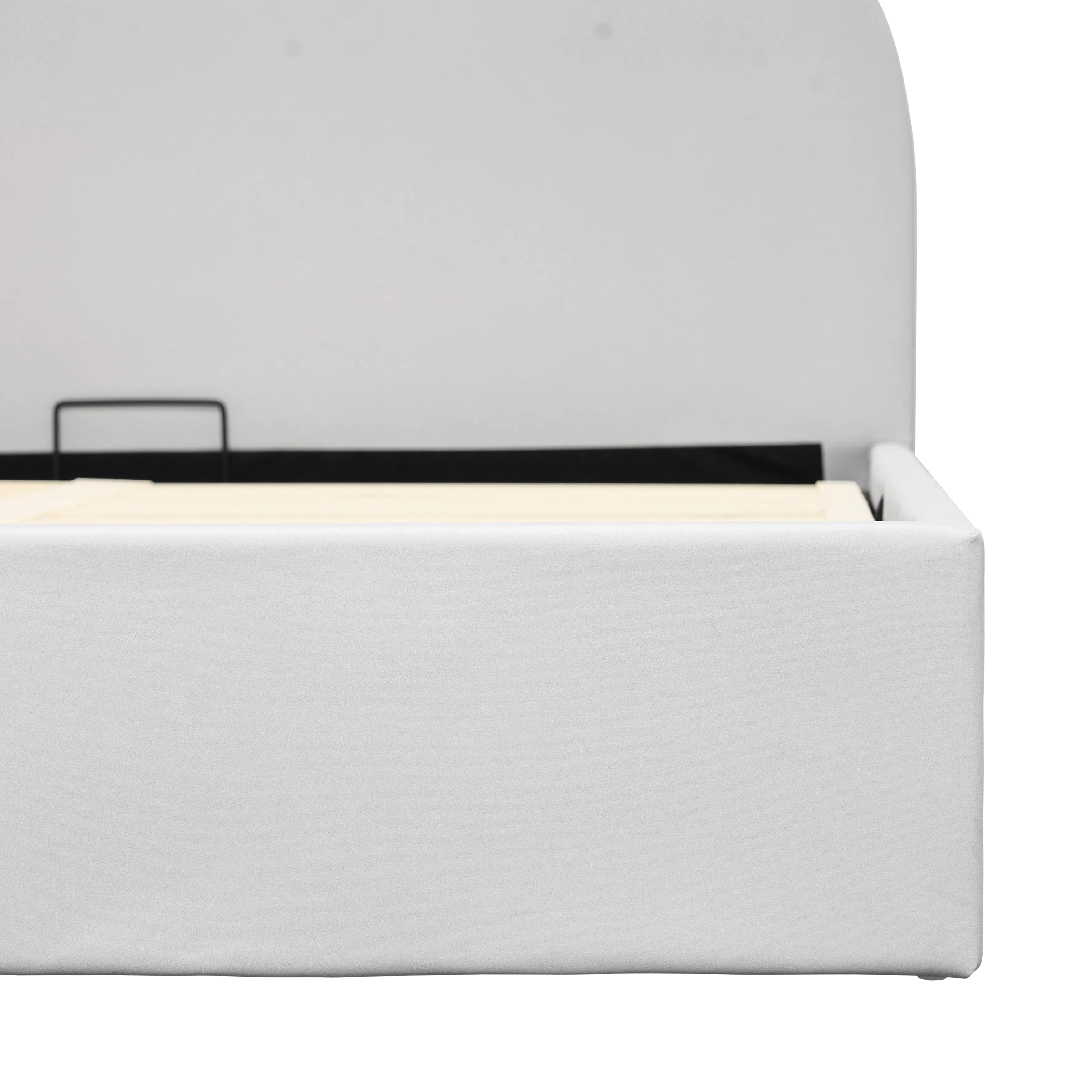 Aspen King Storage Bed - Light Grey (Pet Friendly) - 20