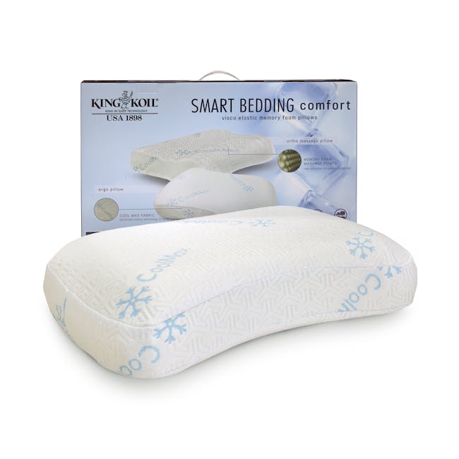 King Koil Smart Bedding Comfort Memory Foam Pillow - Ergo - 0