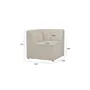 Tony 3 Seater Sofa with Storage Ottoman - 7