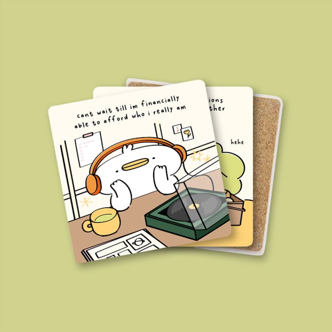 Financial Duck Coaster - 2