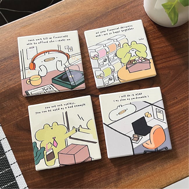 Financial Duck Coaster - 4