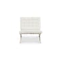 Benton Chair - White (Genuine Cowhide) - 0