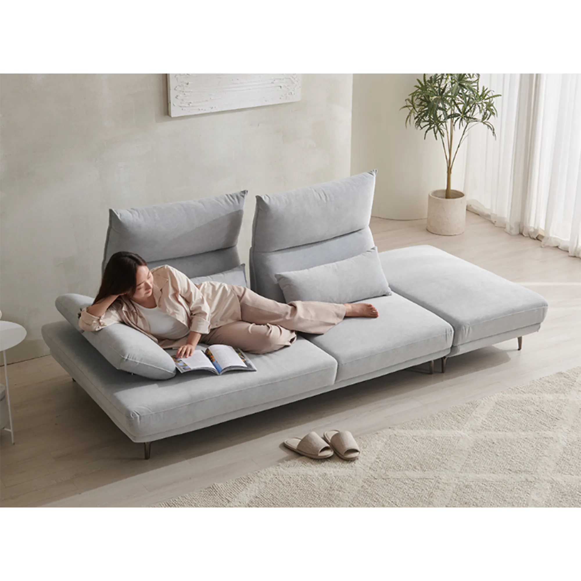 Cornell Ottoman - Grey (Pet Friendly) - 14