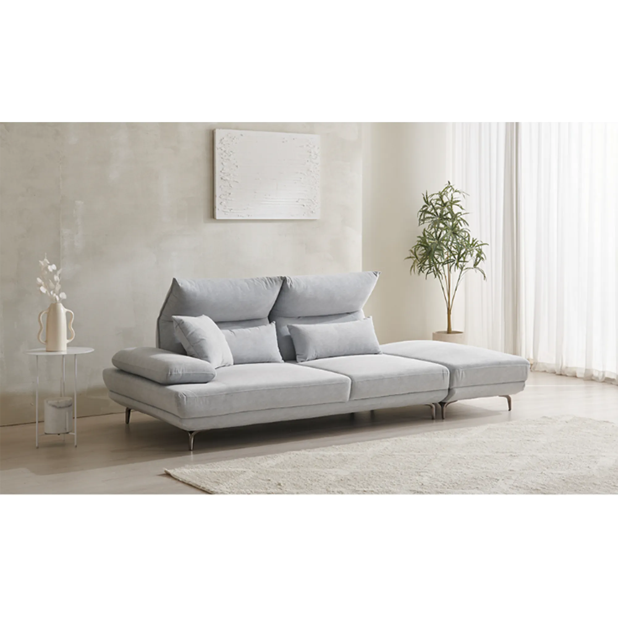 Cornell Ottoman - Grey (Pet Friendly) - 7