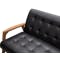 Tucson 2 Seater Sofa - Cocoa, Espresso (Faux Leather) - 9