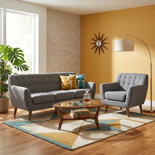 Emma 3 Seater Sofa - Raven - 2