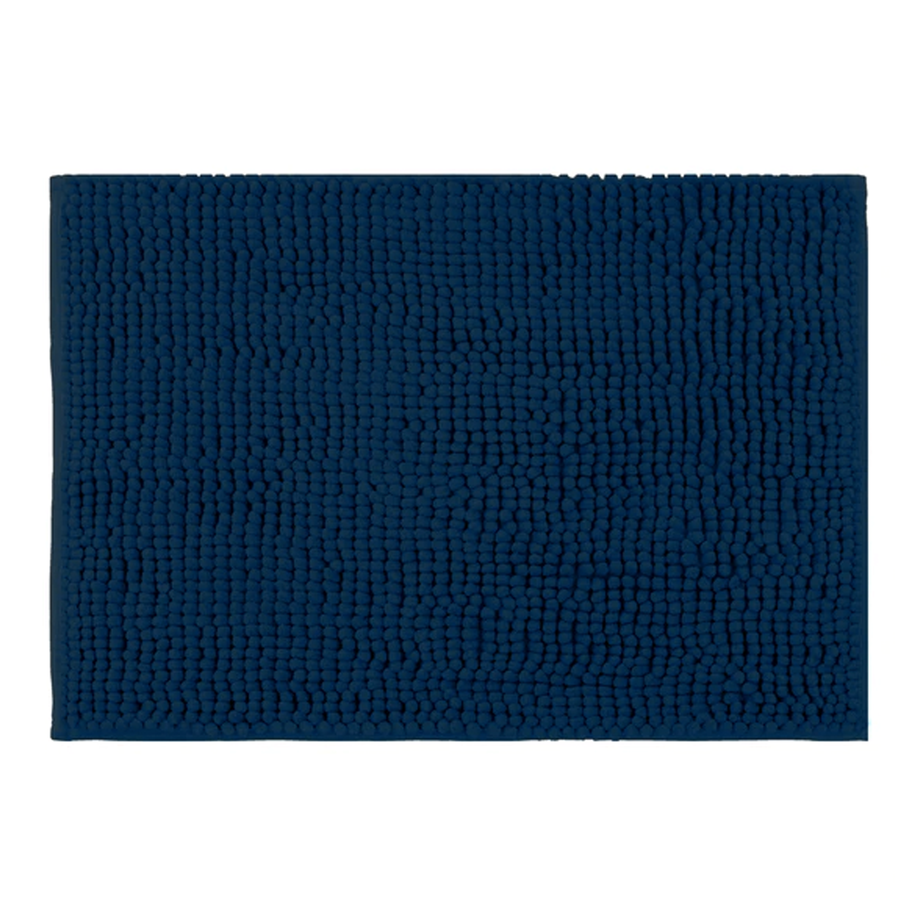 Cora Chenille Bath Mat - Navy