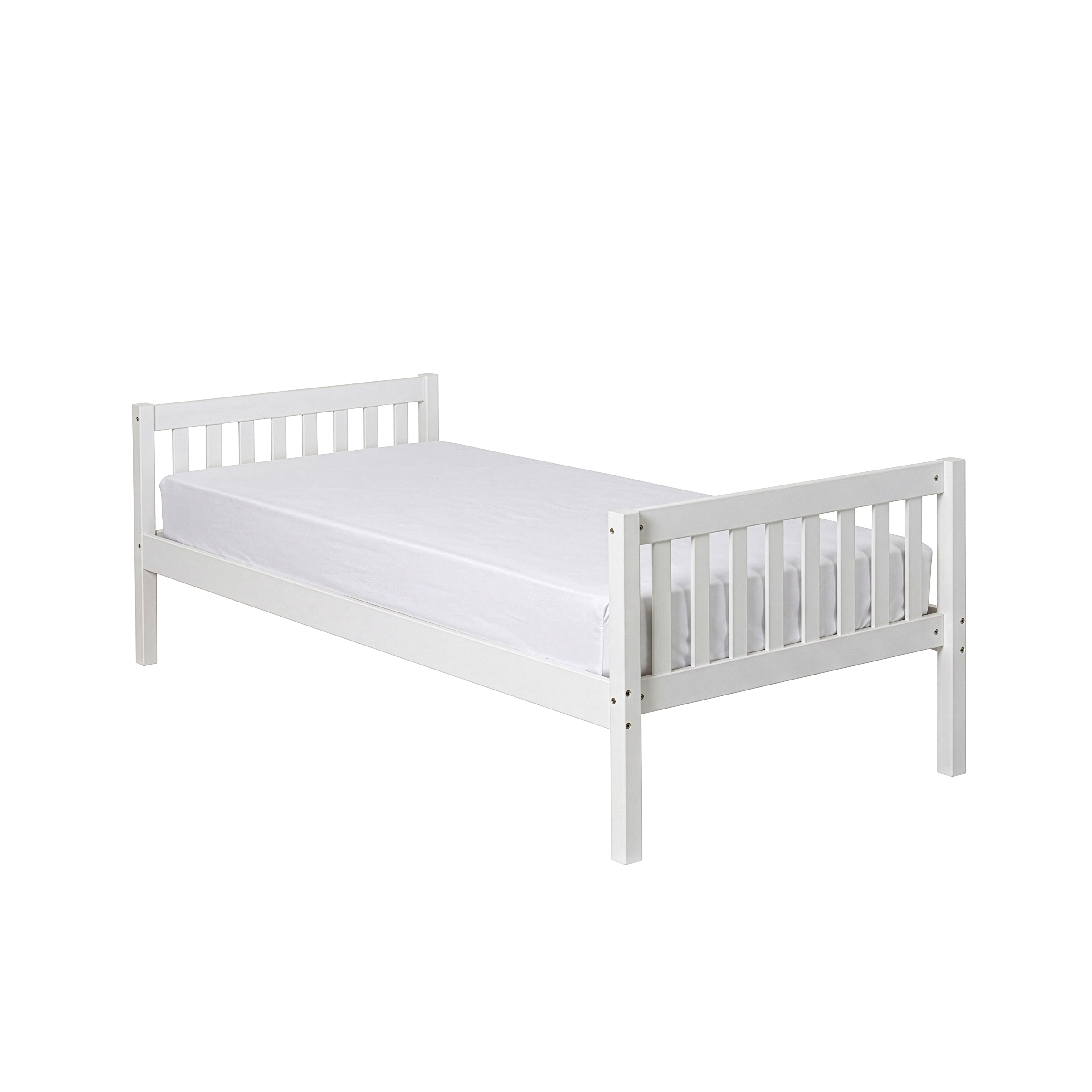 Miko Single Bed - White