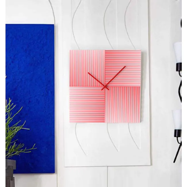 Commes Gradient Wall Clock - Red - 6