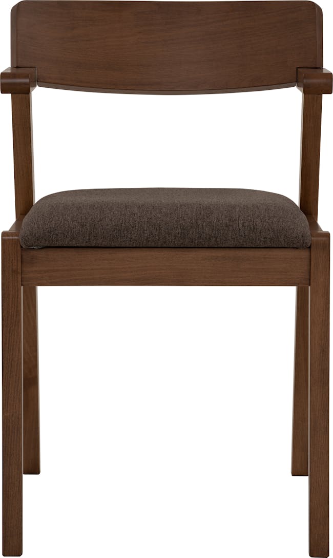 Imogen Dining Chair - Cocoa, Chestnut (Fabric) - 3