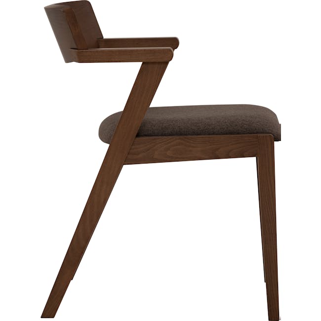 Imogen Dining Chair - Cocoa, Chestnut (Fabric) - 4