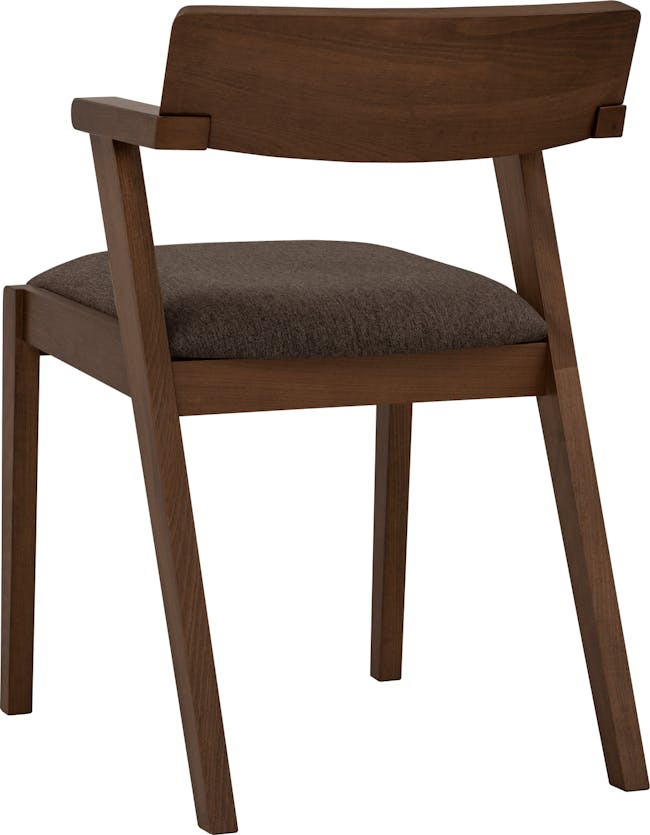 Imogen Dining Chair - Cocoa, Chestnut (Fabric) - 6