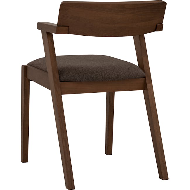 Imogen Dining Chair - Cocoa, Chestnut (Fabric) - 6