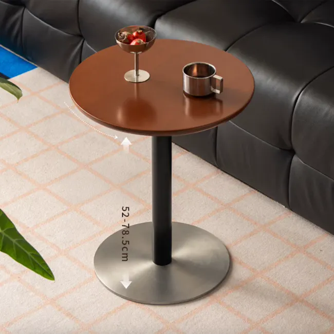Eugene Adjustable Round Side Table - 6