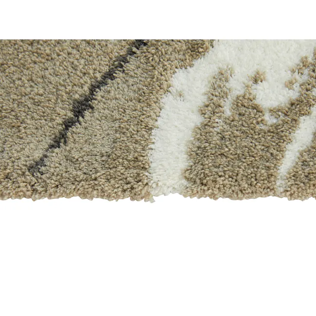 Play High Pile Rug - Taupe Marble (2 Sizes) - 5 - Cream, beige, white, fluffy, soft, plush, textured, natural, organic