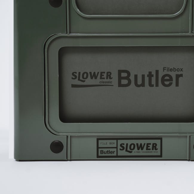Slower Butler File Box - Olive - 2