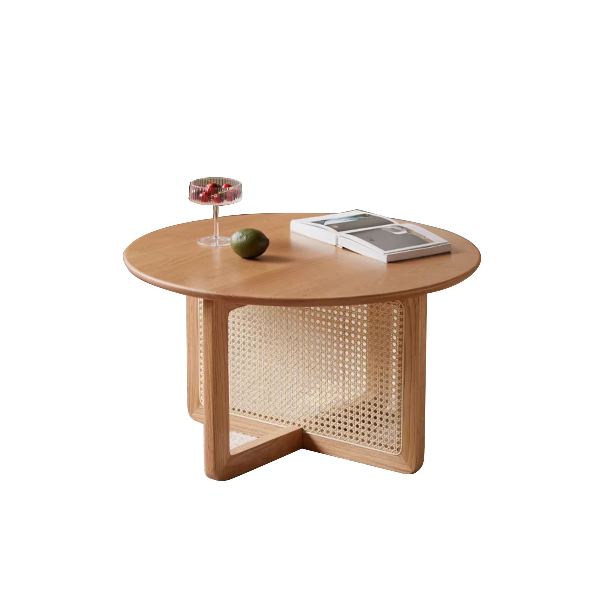 Emika Rattan Round Coffee Table 0.7m