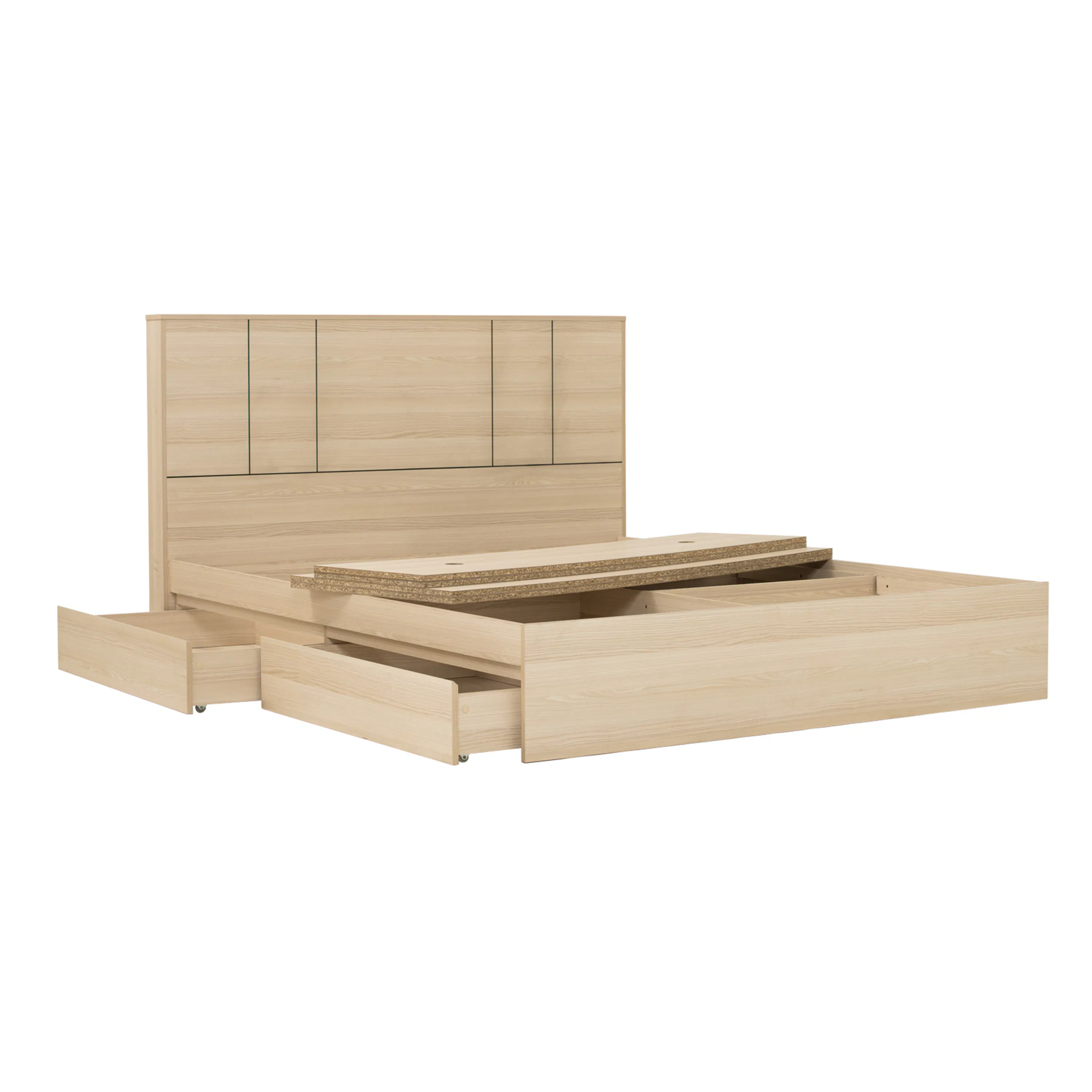 Harrington 2 Drawer Queen Bed - 9