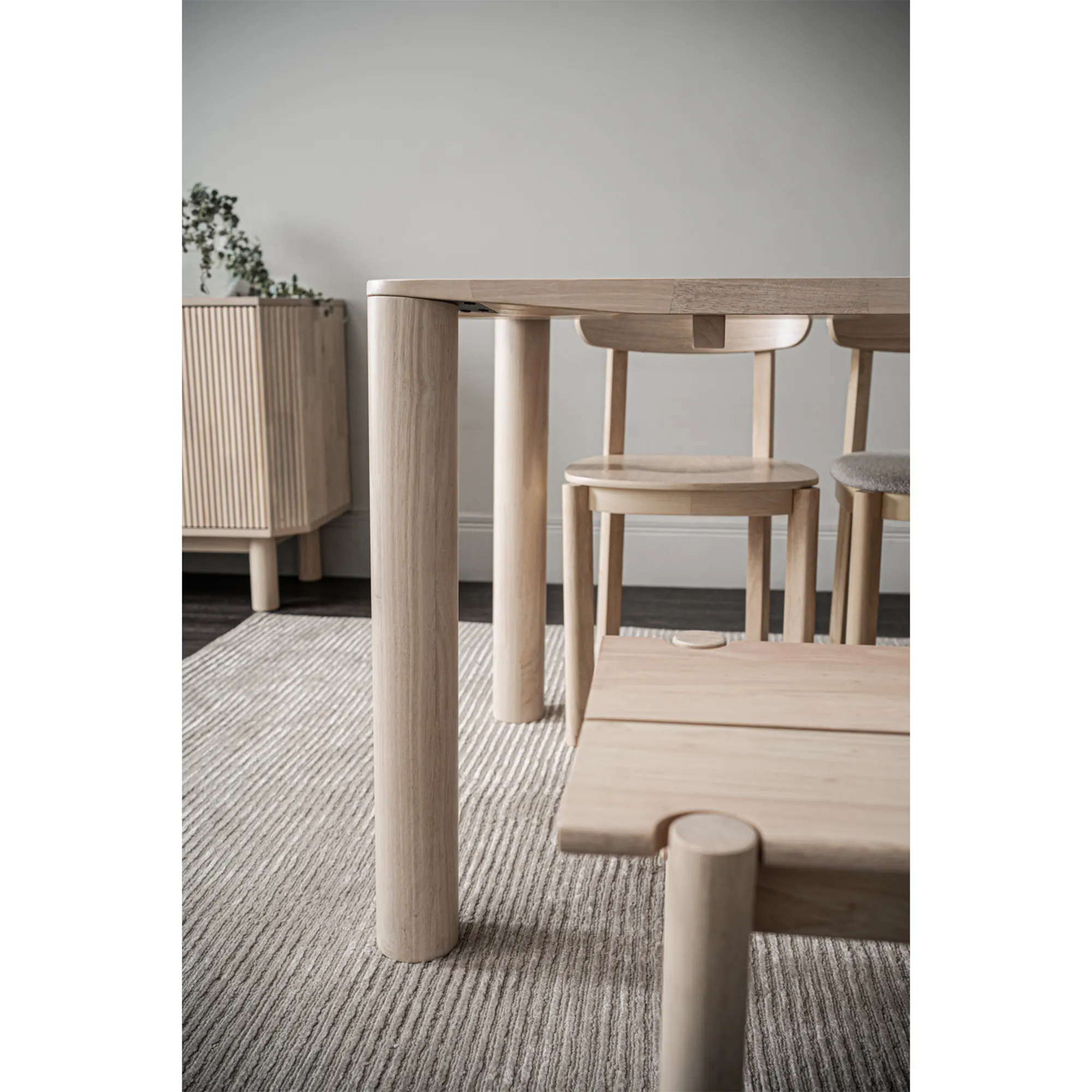 Claire Chair - 10 - Light wood dining table and chairs, minimalist interior design, natural wood finish, modern furniture