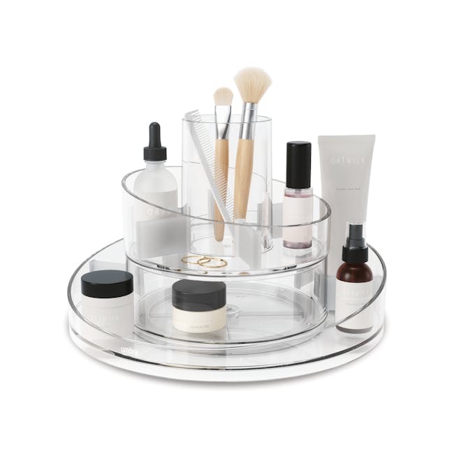 Cascada Round Cosmetic Organiser - Clear - 0