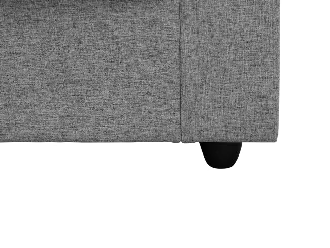 Hank L-Shaped Sofa - Siberian Grey - 8