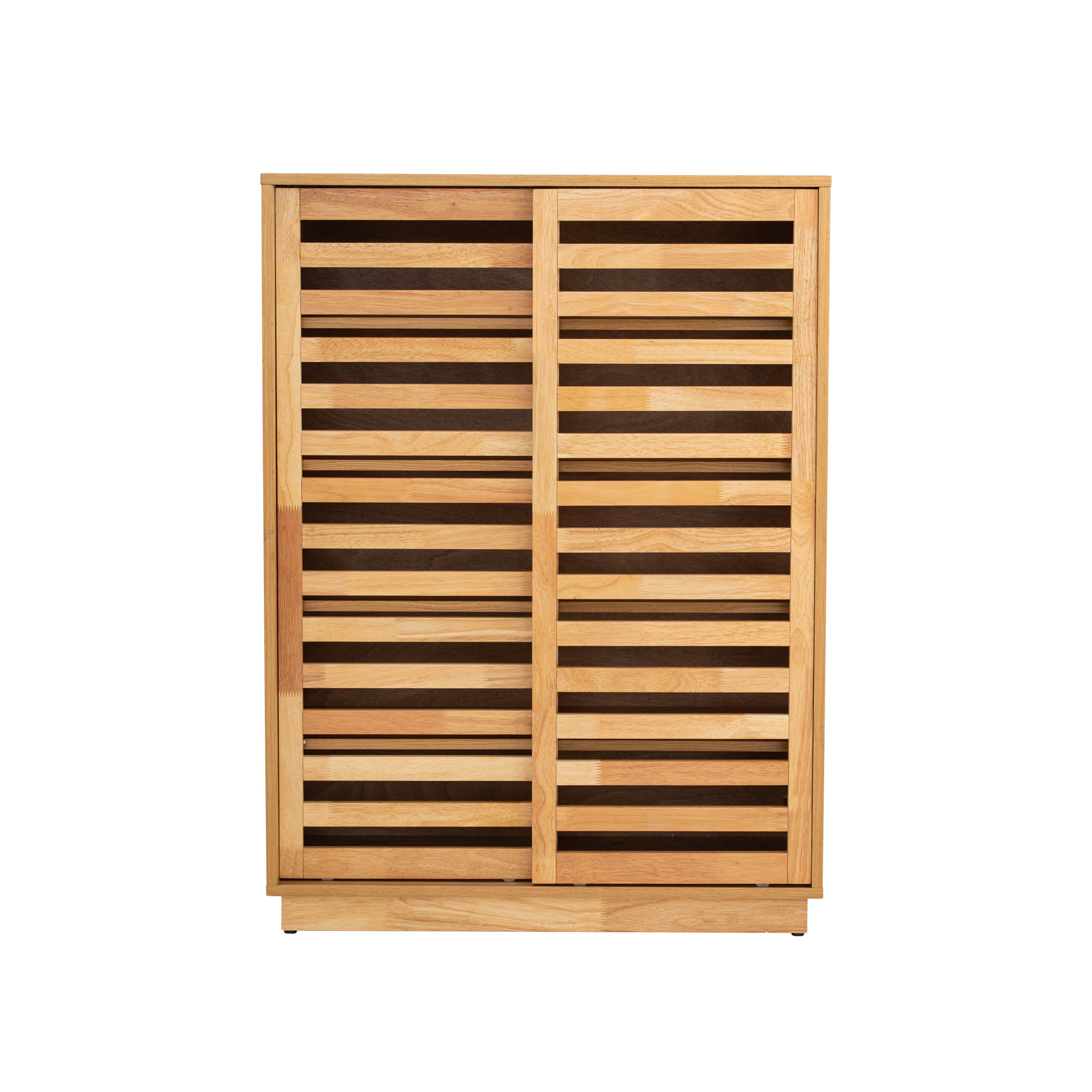 (As-is) Keita Shoe Cabinet - Oak - 1