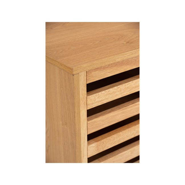 Keita Shoe Cabinet - Oak - 9