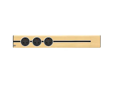Line8 Power Track 600mm + 3 Adaptors Bundle - American Spruce