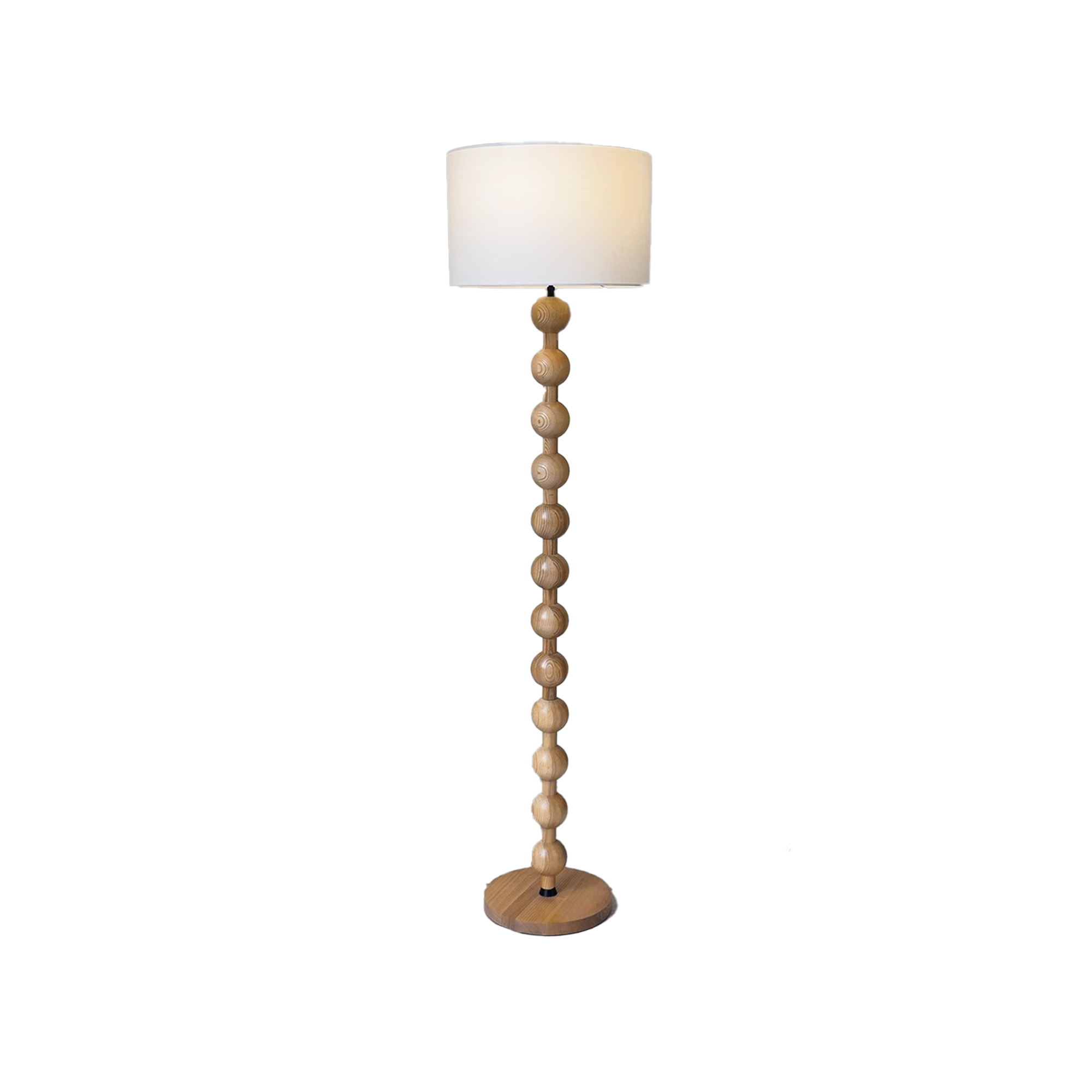 Chestan Beaded Floor Lamp - Oak