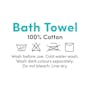 EVERYDAY Bath Towel - Teal - 4
