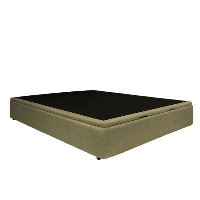 ESSENTIALS Single Storage Bed - Khaki (Fabric) - 3