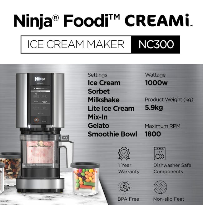 Ninja Creami Ice Cream Maker - 9