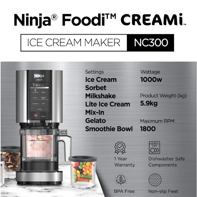 Ninja Creami Ice Cream Maker - 9