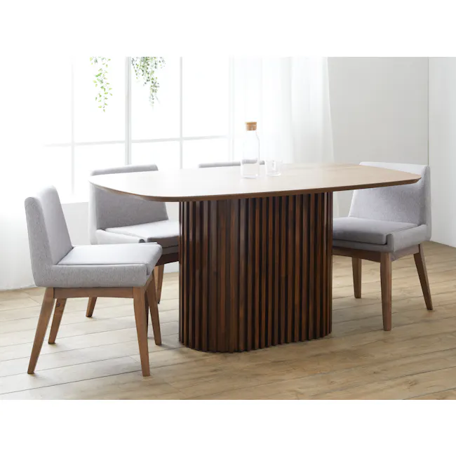 Bolton Dining Table 1.8m - Walnut - 4