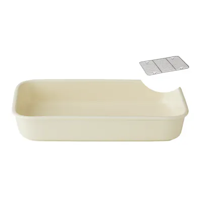 Sodam Nonstick Cook Tray - Cream White (2 Sizes)