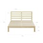 Katana Queen Headboard Bed - 9