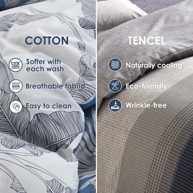 Pima Cotton Full Bedding Set - Sand (4 Sizes) - 7